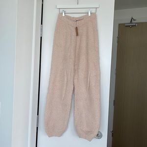 SKIMS cozy pink sweatpants